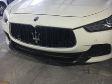 Load image into Gallery viewer, Maserati Ghibli Carbon Fiber Front Splitter
