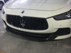 Maserati Ghibli Carbon Fiber Front Splitter